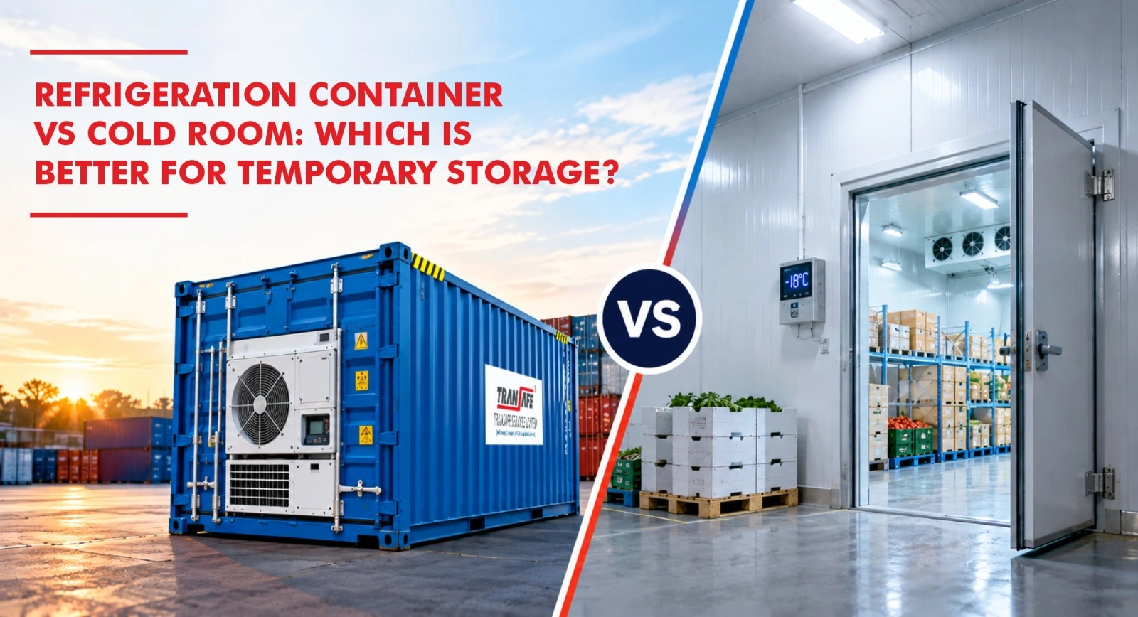 Refrigeration Container vs Cold Room: Which Is Better for Temporary Storage?