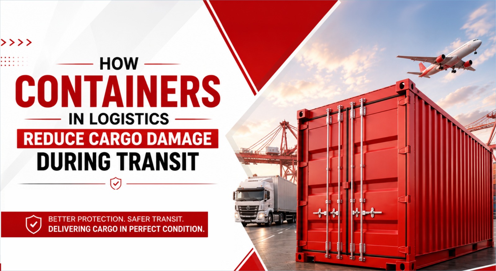 How Containers in Logistics Reduce Cargo Damage During Transit