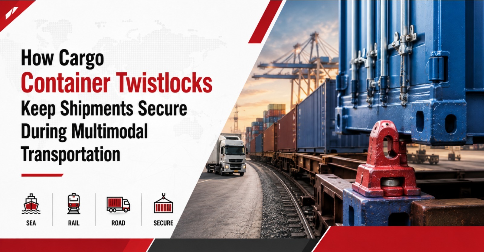 How Cargo Container Twistlocks Keep Shipments Secure During Multimodal Transportation