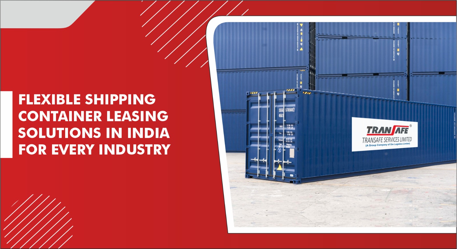 Flexible Shipping Container Leasing Solutions in India for Every Industry